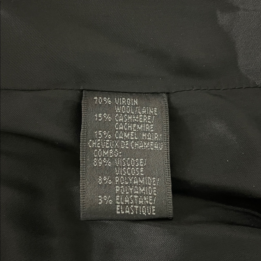 Lafayette 148 New York Zip Jacket Women 8P Black Wool Cashmere‎ Tweed Petite - Picture 7 of 9